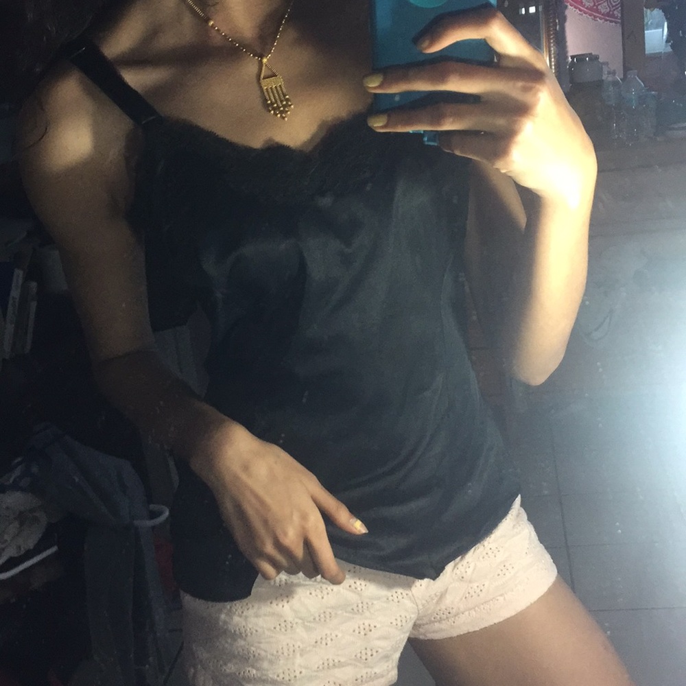 Silk lace blouse